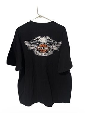 Harley-Davidson city of Angels vintage T shirt black size 2XL